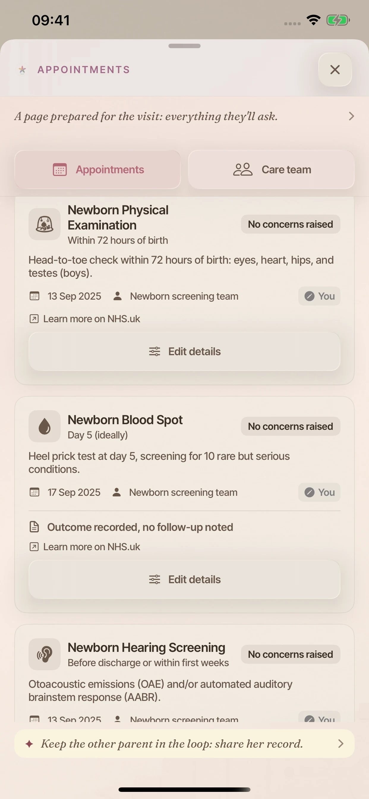 Screenings